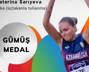 Azərbaycan atleti beynəlxalq turnirdə gümüş medal qazandı