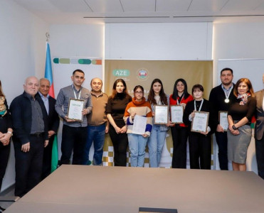 Azərbaycan çempionatının qalibi olan şahmatçılar mükafatlandırılıb