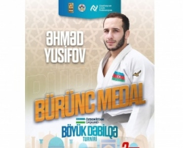 Böyük Dəbilqə: Cüdoçumuz bürünc medal qazandı