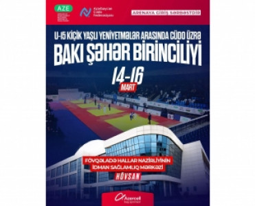 Bakı şəhər birinciliyində mindən çox cüdoçu mübarizə aparacaq