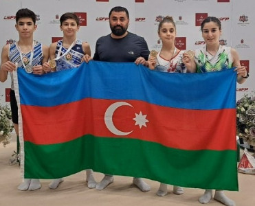 Azərbaycanlı gimnastlardan Riqada 4 medal