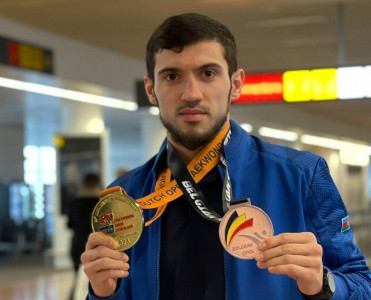 Taekvondoçularımız Belçikadan 3 medalla qayıdırlar