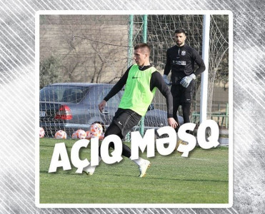 Neftçi'dən Sumqayıt'la matçdan öncə açıq məşq