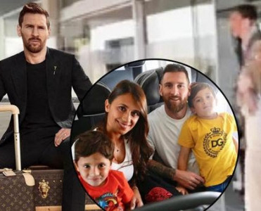 Messi 15 çemodanı ilə Barselona'da