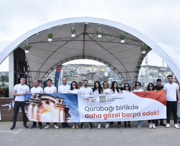 Qarabağ Dirçəliş Fondu Bakı Marafonu'nda uğurla iştirak edib