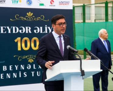 Heydər Əliyevin 100 illiyinə həsr olunan beynəlxalq turnirin açılış mərasimi keçirildi