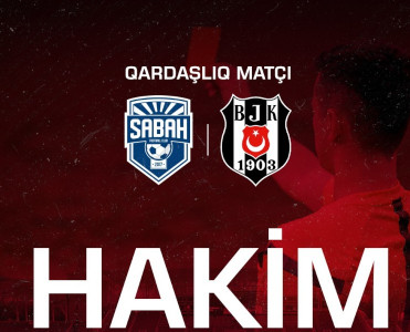 Sabah - Beşiktaş matçının hakimləri bəlli oldu