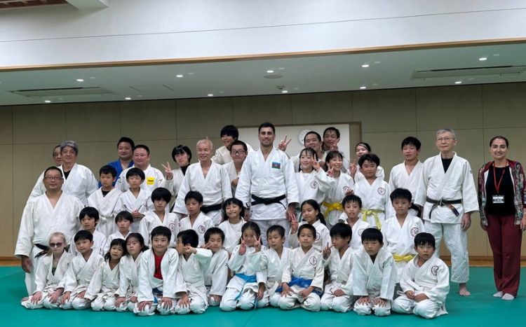 Rüstəm Orucov Yaponiyada cüdo üzrə məşqçilik təlimində iştirak edir