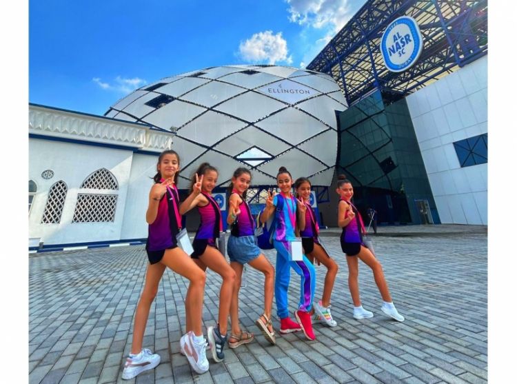 Su İdmanı Sarayının gimnastlarından yüksək göstərici - FOTOLAR