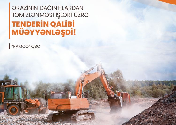 Qarabağ Dirçəliş Fondunun elan etdiyi tenderin qalibi məlum oldu