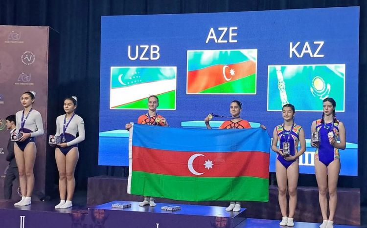 Azərbaycan gimnastları Özbəkistandakı turnirdə çempion oldular