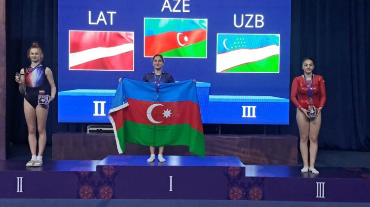 Azərbaycan gimnastlarından Daşkənddə daha üç medal 