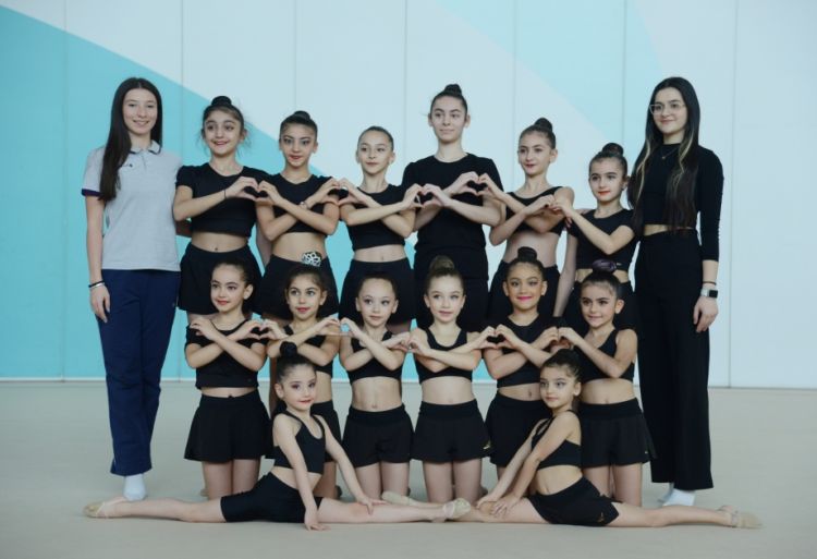 Abşeron və Ağdaş bədii gimnastları Bakıda təlim-məşq toplanışı keçiriblər