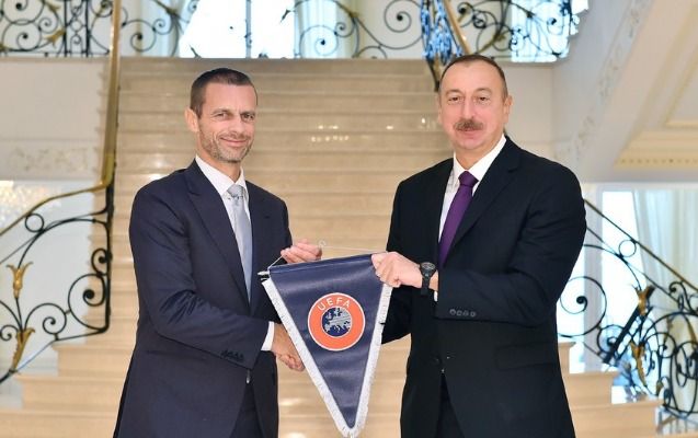 UEFA-nın prezidenti  İlham Əliyevi təbrik edib
