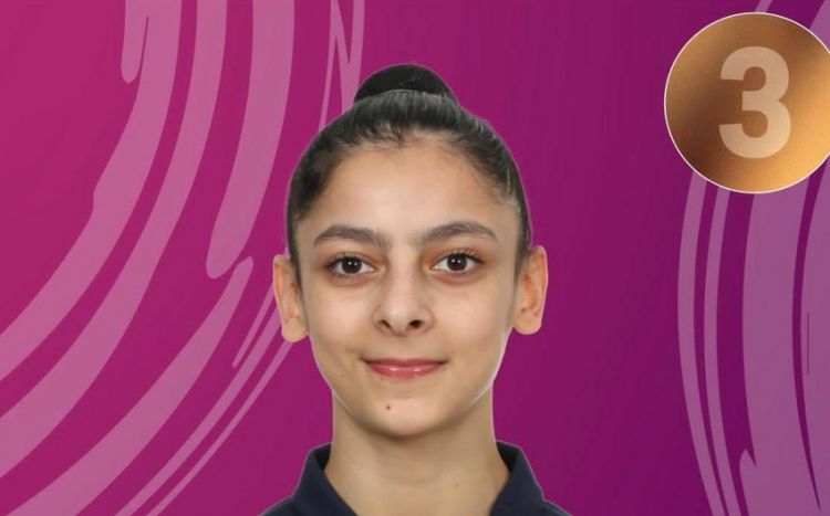 Azərbaycanın bədii gimnastı Rumıniyada gümüş medal qazandı