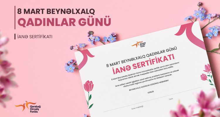 8 Martla bağlı unikal hədiyyə: həm qadınları təbrik edin, həm də Qarabağın bərpasına töhfə verin - VİDEO