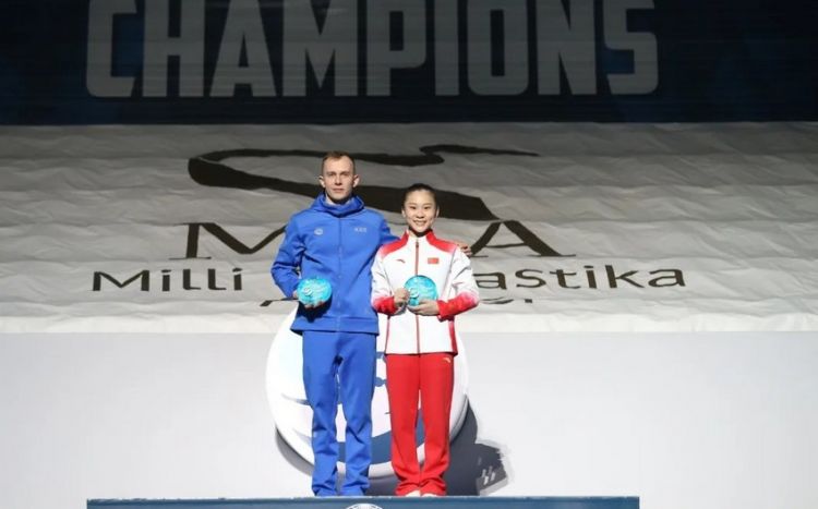 Azərbaycan gimnastı “AGF Trophy” kubokuna sahib oldu