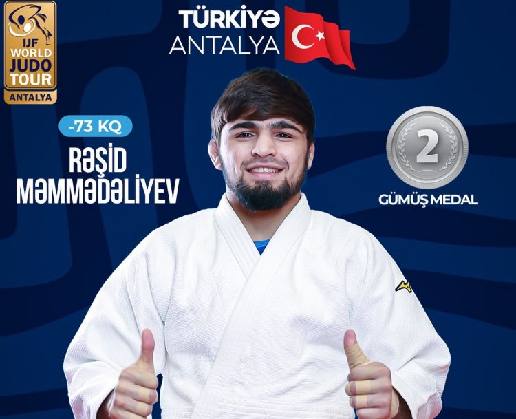 Azərbaycan cüdoçusu Böyük Dəbilqədə gümüş medal qazandı