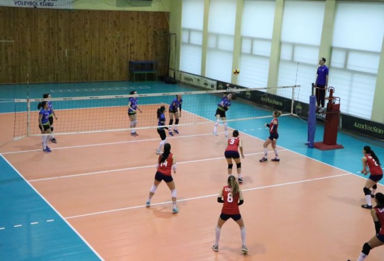 16 yaşadək voleybolçu qızların birinciliyində yarımfinal oyunlar keçiriləcək - FOTOLAR