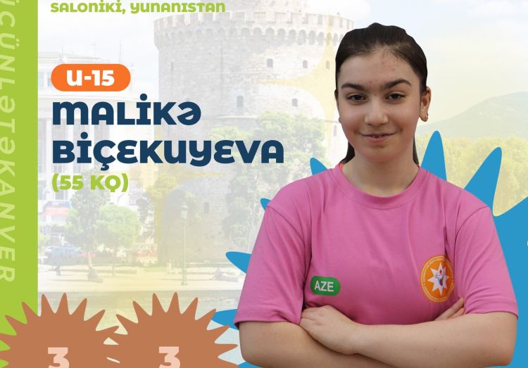 Azərbaycan idmançısı Yunanıstanda iki bürünc medal qazanıb