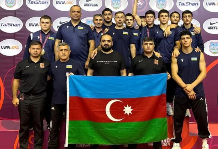 Azərbaycan güləş millisi komanda hesabında Avropa çempionu olub