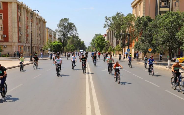 Naxçıvanda velosiped yarışı keçirilib