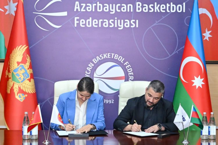 Azərbaycan və Monteneqroda basketbolun inkişafı ilə bağlı anlaşma memorandumu imzalanıb