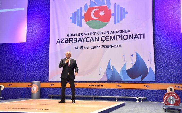 Ağırlıqqaldırma üzrə Azərbaycan çempionatı və birinciliyinin açılış mərasimi keçirilib