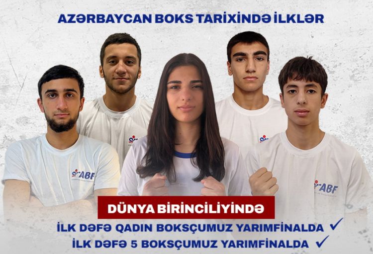 Azərbaycanın gənc boksçuları dünya birinciliyində yeni rekorda imza atıblar