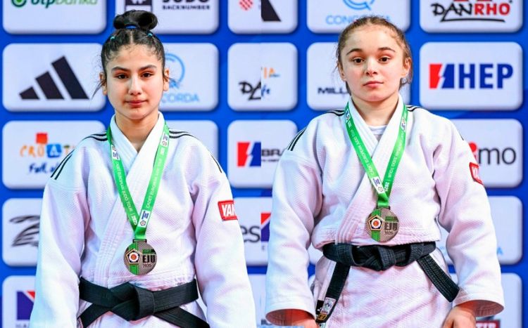 Azərbaycanın yeniyetmə cüdoçuları Xorvatiyada daha 2 medal qazanıblar