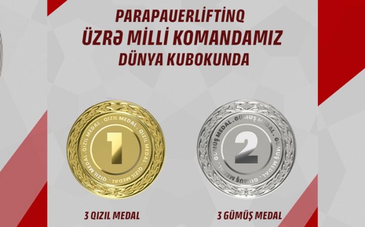 Azərbaycanın millisi Dünya Kubokunu 6 medalla başa vurub
