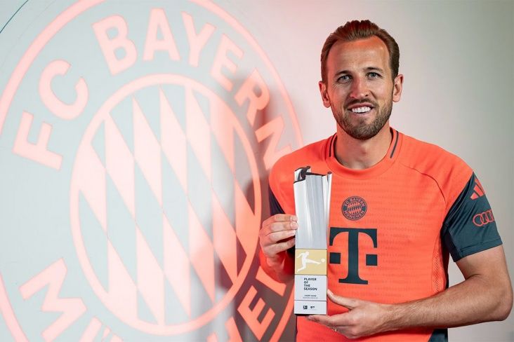 Harri Keyn Bundesliqada 2024/25 mövsümünün ən yaxşı oyunçusu seçilib