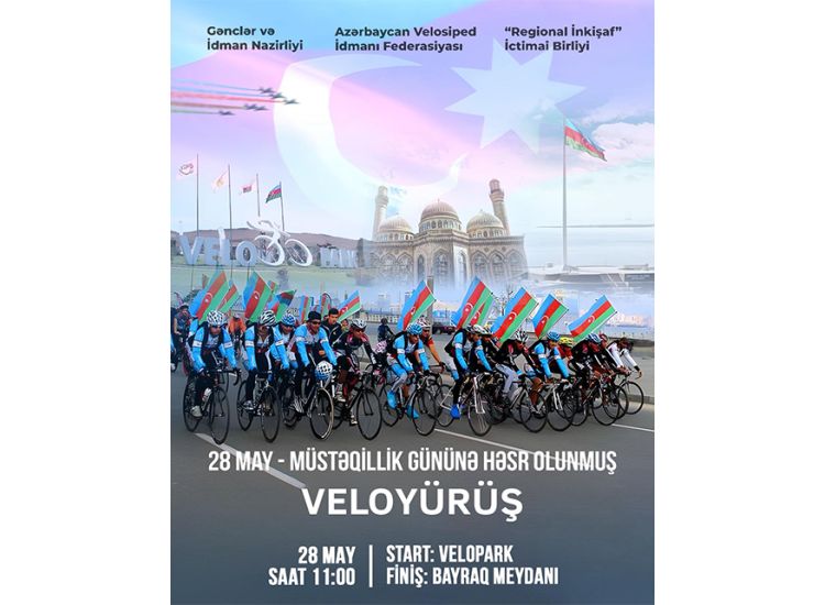 Müstəqillik Gününə həsr olunmuş velosiped yürüşü keçiriləcək