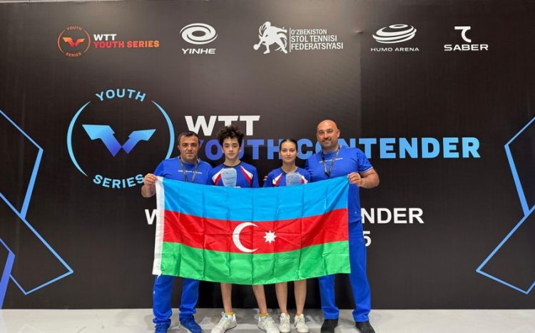 Azərbaycanın stolüstü tennisçiləri beynəlxalq turnirdə bürünc medal qazanıblar