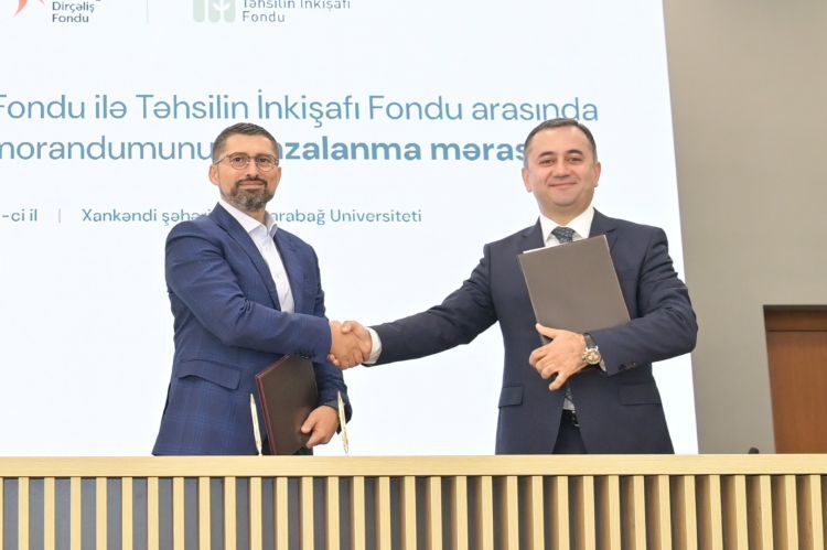 Qarabağ Dirçəliş Fondu Qarabağ Universitetinin 50 tələbəsinə təqaüd dəstəyi göstərəcək