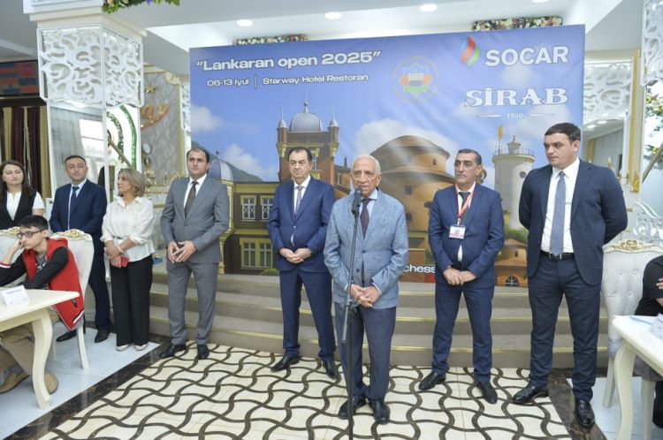 Şahmat üzrə “Lankaran Open” festivalının açılış mərasimi olub