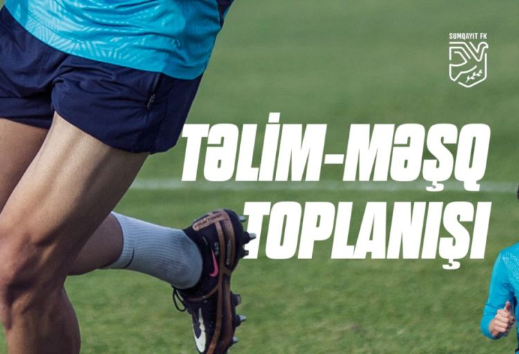 "Sumqayıt" klubunun hazırlıq planı açıqlanıb