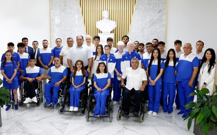 Azərbaycanı Avropa Gənclər Paralimpiya Oyunlarında təsil edəcək idmançılarla görüş keçirilib