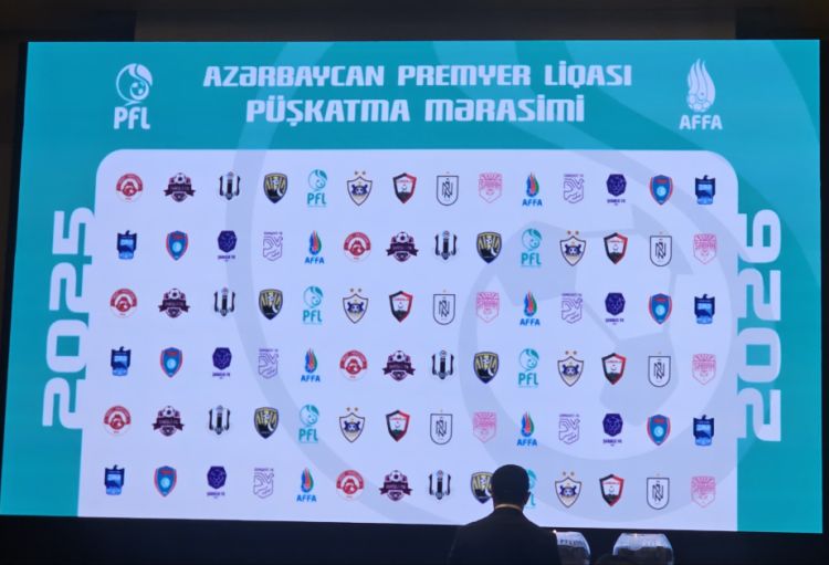 Futbol üzrə Azərbaycan Premyer Liqasında yeni mövsümün püşkü atılıb