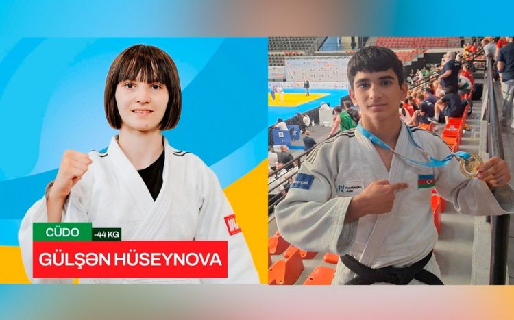 Azərbaycan cüdoçuları XVIII Avropa Gənclər Yay Olimpiya Festivalında iki qızıl medal qazanıblar