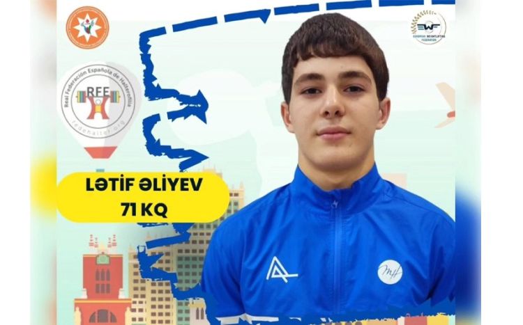 Azərbaycan ağırlıqqaldıranı Avropa birinciliyində 1 qızıl və 1 gümüş medal qazanıb