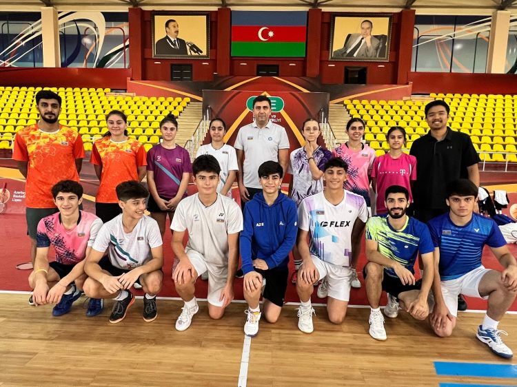 Badminton Federasiyasının rəsmisi MDB Oyunlarına qatılacaq idmançıların hazırlıq prosesini izləyib
