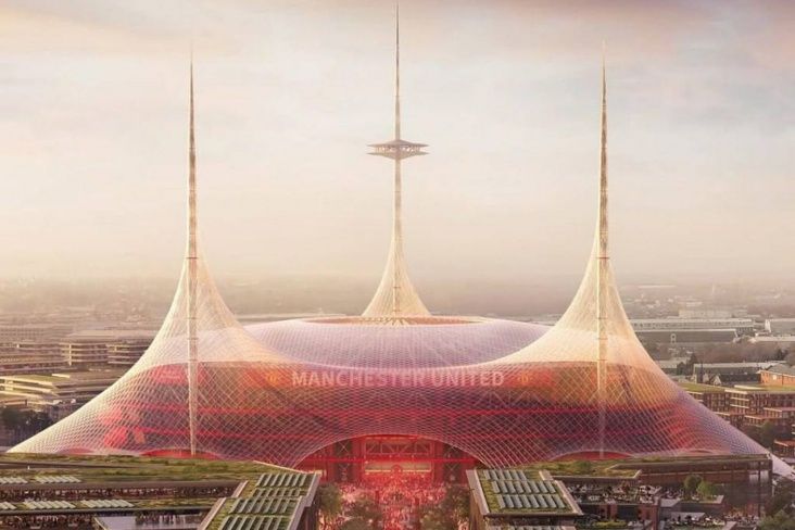 "Mançester Yunayted" yeni stadionda çətir formasında örtükdən imtina etdi