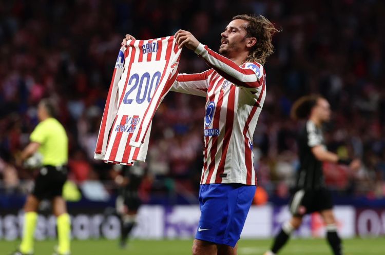 Qrizmann “Atletiko”da 200-cü qolunu vurdu