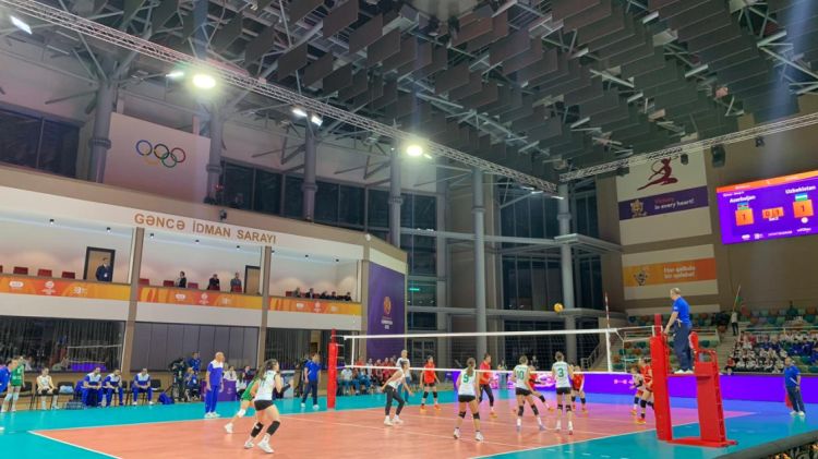 Azərbaycan qadın voleybolçuları Özbəkistan üzərində qələbə qazandı
