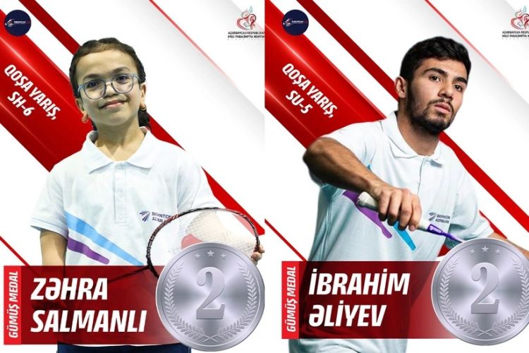 Azərbaycan parabadmintonçuları Avropa çempionatını 2 medalla başa vurublar