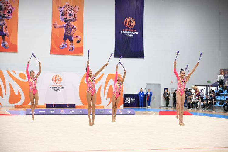 Bədii gimnastika üzrə millimiz MDB Oyunlarını 8 medalla tamamladı
