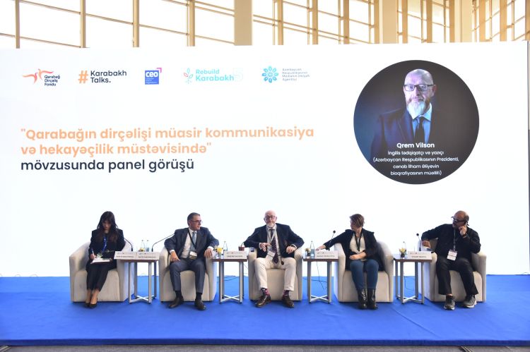 “Qarabağın dirçəlişi müasir kommunikasiya və hekayəçilik müstəvisində” mövzusunda panel müzakirəsi keçirilib