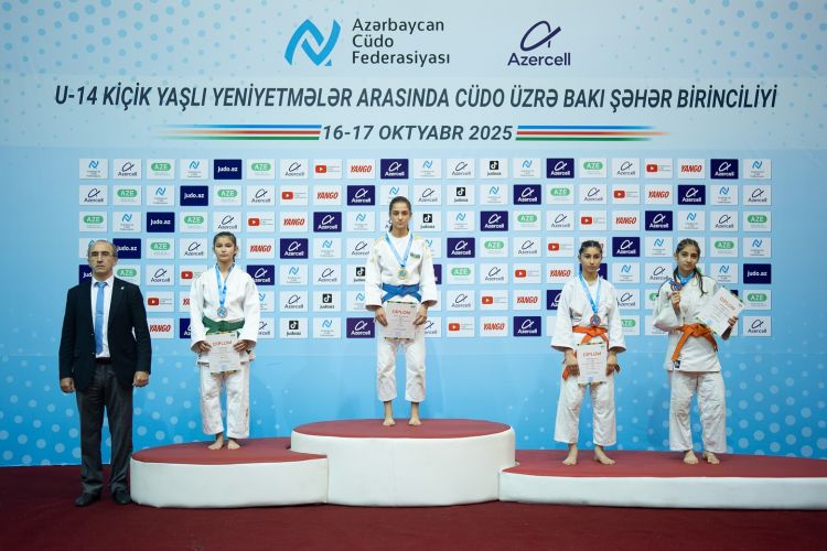 Cüdo üzrə U-14 yeniyetmələr arasında Bakı birinciliyi başa çatıb