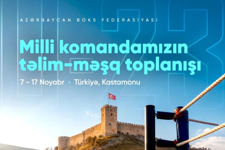 Azərbaycanın kişi boksçulardan ibarət U-23 millisi Türkiyəyə yollanıb